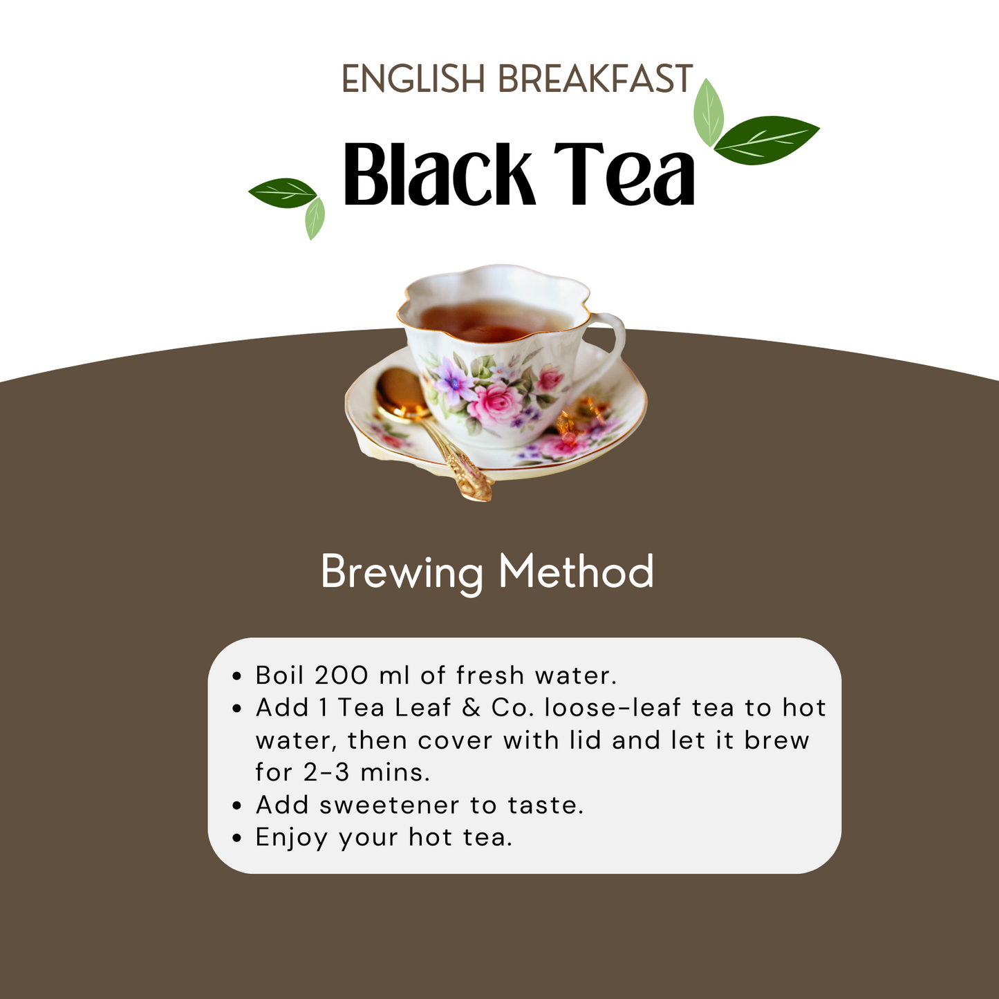 English Breakfast Black Tea,  3.53 oz