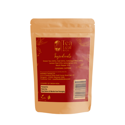 Tulsi Ashwagandha Green Tea, 3.53 oz