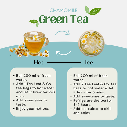 Chamomile Green Tea Loose Leaf, 3.52 oz