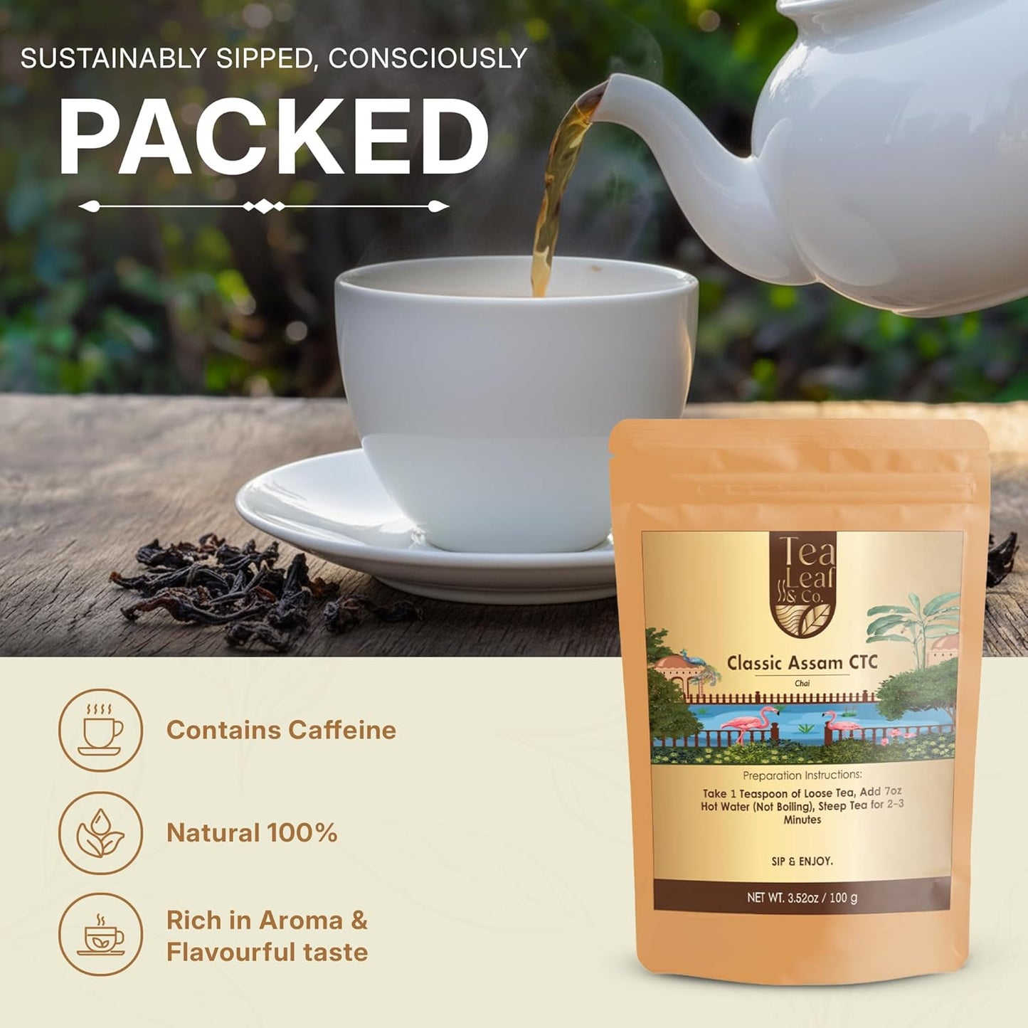 Classic Assam CTC Chai, 3.53oz