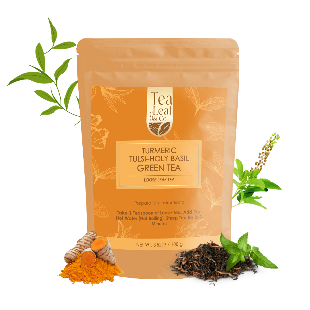 Turmeric Tulsi Green Tea, 3.52 oz