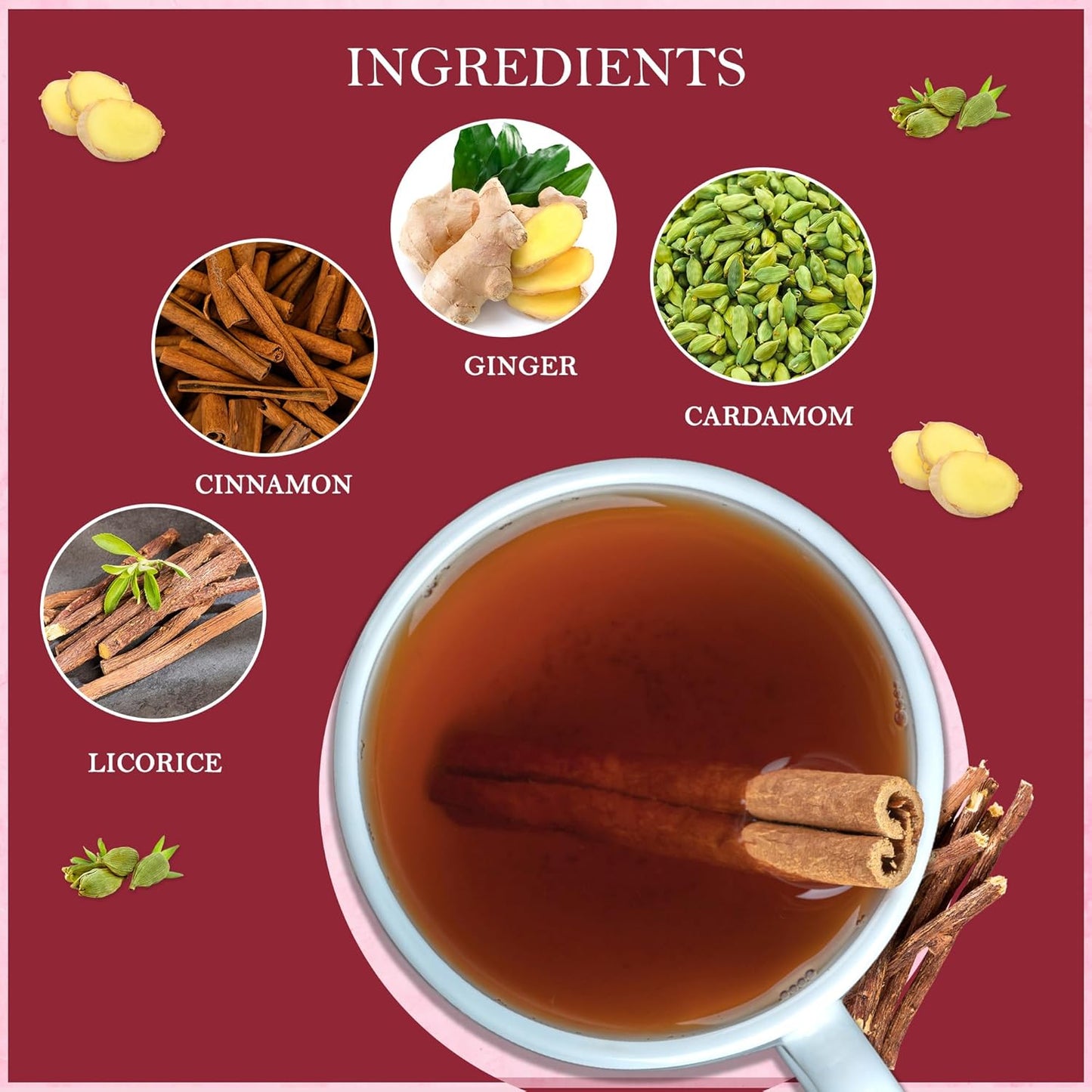 Licorice Root Pure Herbal Tea (50 Tea Bags)