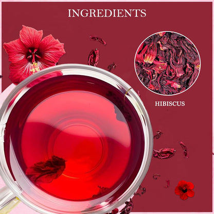 Hibiscus Pure Herbal Tea (50 Tea Bags)