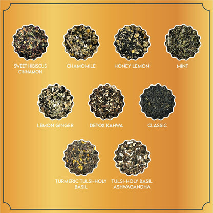 Harmony - Pure Delight Premium Tea Gift Box (9 Tea Varieties)