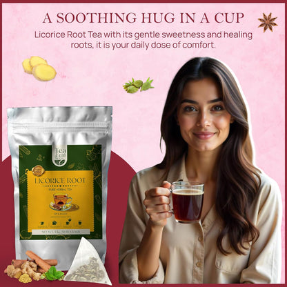 Licorice Root Pure Herbal Tea (50 Tea Bags)