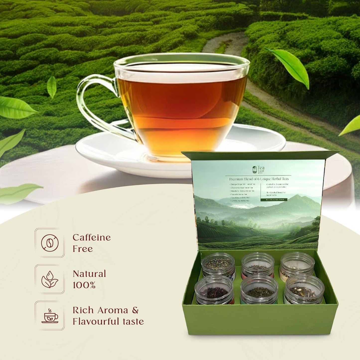 Herbal Tea Gift Box (Pack of 6)