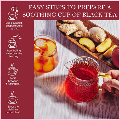 Peach Black Tea (50 Tea Bags)