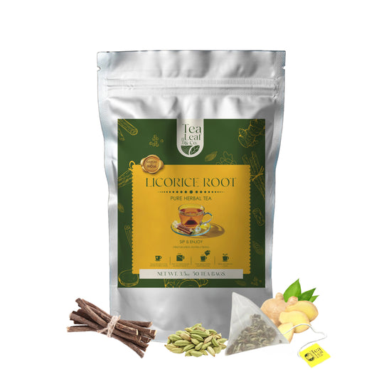 Licorice Root Pure Herbal Tea (50 Tea Bags)