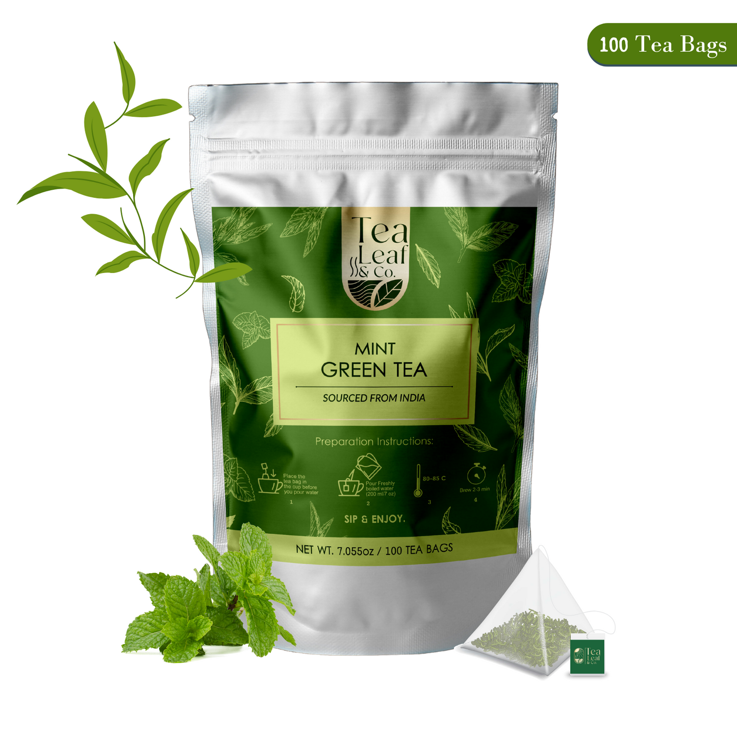 Mint Green Tea