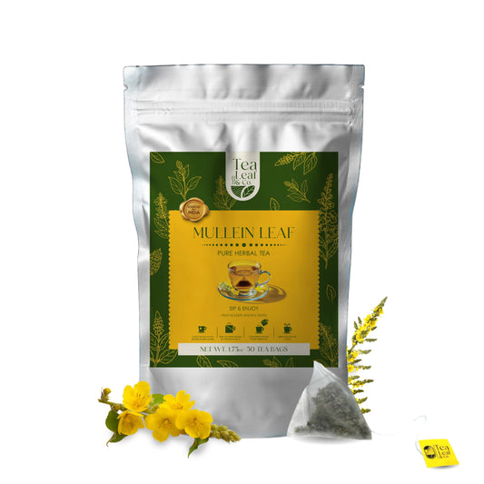 Mullein Leaf Pure Herbal Tea (50 Tea Bags)