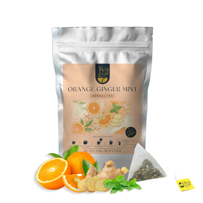 Orange Ginger Mint Herbal Tea (50 Tea Bags)