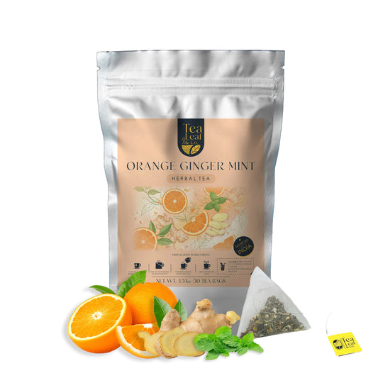 Orange Ginger Mint Herbal Tea (50 Tea Bags)