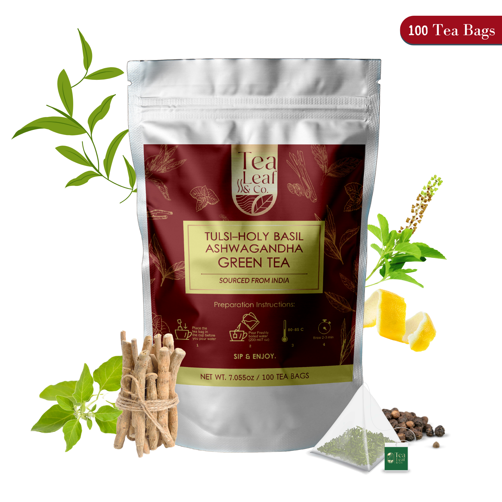 Tulsi Ashwagandha Green Tea